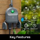 Geeni Outdoor Duo Wi-fi Smart Plug  Weatherproof  Voice Control  2 Pack 