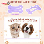 40 Pieces Hair Clips For Dogs Cute 1 Inch Puppy Dog Barrettes Small Bone Snap Ha