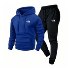 Men s Autumn And Winter Pattern Casual Two-piece Set Hooded Sweatshirt And Pants
