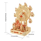 Diy 3d Wooden Puzzle Ferris Wheel Music Box - Educational Toy   Decorative Model