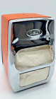 Vintage A w Root Beer Napkin Dispenser - Chrome   Orange Tabletop - W napkins