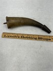 Antique  Powder Horn Signed Ar Handmade Sm 9 In  18thc Original Revolutionary