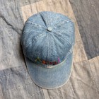 Vintage Apple Computers Hat Denim 80s 90s Rare Steve Jobs Rainbow Logo