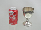 Very Fine Antique Coin Silver Goblet Cup American 19th Century  sterling 