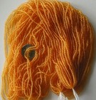 Vintage Deeper Tan Round Czech Glass Seed Beads  Bogo   Buy 1 Hank  2nd Is Free 
