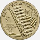 2024 P  d Native American  1  Dollar Sacagawea - Indian Citizenship - Unc
