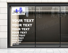Custom Vinyl Lettering Window Decal Business Store Sign Text Sticker Decal