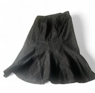 Ashley Stewart Black Maxi Denim A-line Skirt Mermaid Plus Size 18 W