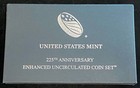 2017 United States Mint 225th Anniversary Enhanced Uncirculated Coin Set  W  Ogp