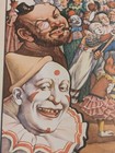 Ringling Bros Army Of 50 Clowns Circus Vintage Original 13x19 Poster 1960 Rare