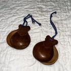 Professional Grade Wood Flamenco Spanish Castanets Cata  uelas Flamencas Set Of 2