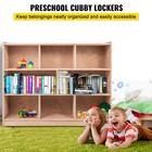 Vevor Cubby Tray Storage Cabinet 8-section Cubby Shelf 3-tier For Home School