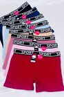 Lot 6-12 Boyshort Sport Boxers Yoga Panties Short 95  Cotton Underwear A010 S-2x