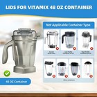 Replacement 48 Oz Pitcher Lids For Vitamix Stainless Steel Container Ascent