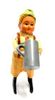Antique Schuco Windup Boy Drinking Beer In Felt Clothes No Key