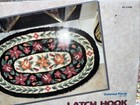 Vintage Wonderart Latch Hook Rug Kit   4455 Colonial Floral 34x50 Nib