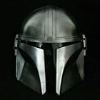 The Mandalorian 18 Guage Steel Medieval Star Wars Boba Fatt Mandalorian Helmet