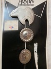 Austin Vintage Southwestern Style Button Covers New Old Stock