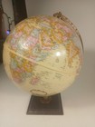 Mountains Raised Replogle Globemaster 12 Inch Globe Wood Base - Great Shape