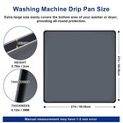 27 X 27 Inch Washing Machine Drain Pan Tray Washer Drip Pan   
