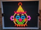 Vintage Lite Brite Working W  Pattern Sheets Pegs Instructions In Original Box