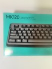 Logitech Mk120 Wired Keyboard   Mouse Combo     New In Box  Usb  Black