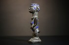 African Ibeji Yoruba Carved Wooden Figure Nigeria Tribal Statue Sculpture-g4706