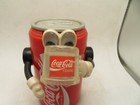 Coca Cola Mechanical Action Coin Bank-can With Mug-1992  Works Great
