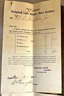 1911 Richmond Light Infantry Blues Battalion Dues Fee Bill Receipt Antique