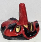 Japanese Vtg Tengu Oni Mask Folklore Kagura Rare Good Fortune Kabuki Fast Shippi