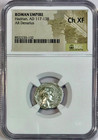 117-138 Ad Hadrian Ancient Roman Silver Denarius Coin Rome Mint Ngc Choice Xf