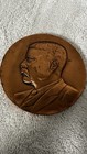 Theodore Roosevelt Charles E  Barber Commemorative Bronze Medal 1962 3  Dia