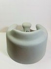Bumbo Infant Floor Seat Cool Grey Soft Foam Support W  3-point Harness