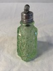Vtg 1945-52 Green Vaseline Perfume Atomizer Bottle Japan Glass   glows