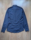 Vintage Gianni Versace Couture Dress Shirt - Made In Italy - Dark Blue - Size 41