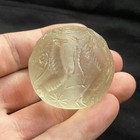 Roman Old Unique Crystal Quartz Stone Seal Intaglio Bead Pendant Intaglio 