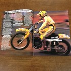 Yamaha 1980 Yz125g  Yz 80 100 250 465 G Original Brochure Vintage Motocross 