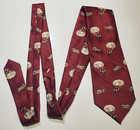 Vintage Mickey Unlimited Polyester Necktie Mickey Mouse Parachutes Airplanes