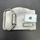 1985 Utah Belt Buckle Deer Hunting Fishing Sportsman Vintage Indiana Metal Craft