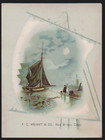 1880 s New Britain Ct Trade Card  Richmond Stoves Sold By F c  Weiant   Co   T21