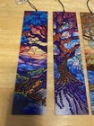 Diamond Painting Bookmarks Trees Finished And Sealed Set Of 4