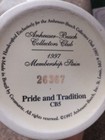 Anheuser-busch Collectors Club 1997 Pride   Tradition Lidded Stein Cb5