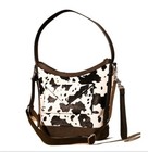 Ninib Multi Color Premium Leather Cow Hair Purse  Sachel  Handbags For Women