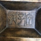 Vintage Mid-century Modern Bronze Ash Tray Art Deco 1930s