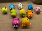 Set Of 10 Moji Mi Interactive Talking Collectible Emoticon Monster Figures Used 