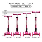 Chromewheels Foldable Scooters For Kids  Deluxe Kick Scooter 4 Adjustable Hei   