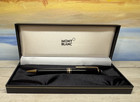 Montblanc Meisterstuck Black With Gold Trim Classique 164 Ballpoint Pen