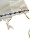 Jewish Tallit Synagogue Prayer Shawl Talit Tallis Blue   Silver Stripes Tzitzit