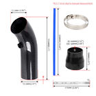 Universal 76mm 3  Real Carbon Fiber Car Cold Air Intake Induction Pipe Hose Tube