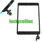 Ipad Mini 1 2 Touch Glass Digitizer Screen Ic Connector Chip   Home Button Black